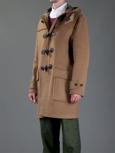 burberry men duffle jacket|burberry bubble coat men.